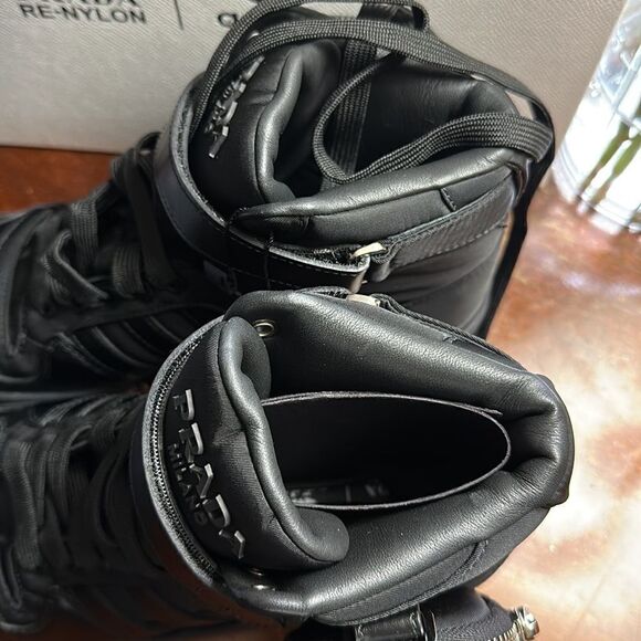 ADIDAS X PRADA RE-Nylon Forum High Black Sneakers - Picture 3 of 7